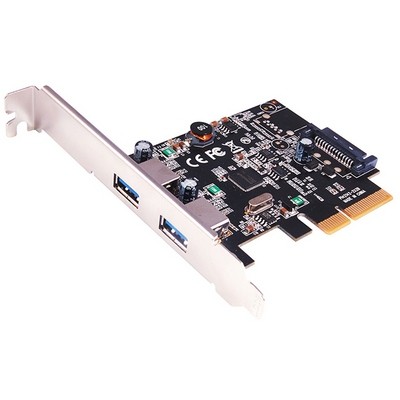 U-1780 PCIe 2-Port USB3.1 Gen2 Card(2A)