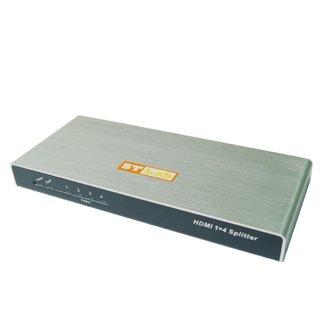 M-390 1x4 HDMI Splitter,w/ EUR Adapter