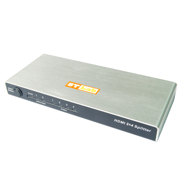 M-400 2x4 HDMI Splitter,w/ EUR Adapter