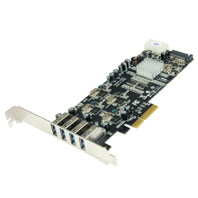 U-890 PCIe Quad Bus USB 3.0 4-Port Card