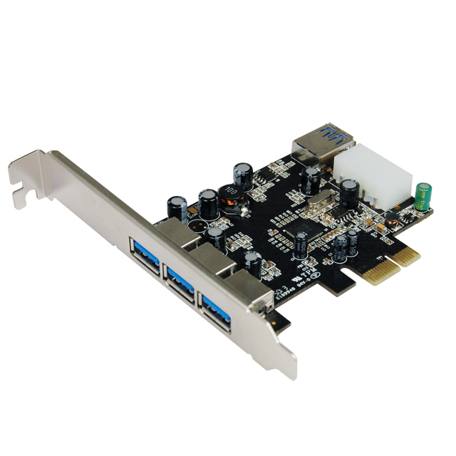 U-940 PCI-E USB3.0 (3+1) Ports