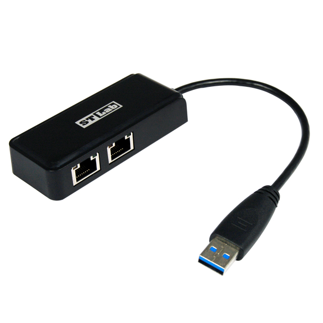 U-990 USB 3.0 Dual Port Gigabit Ethernet Cable