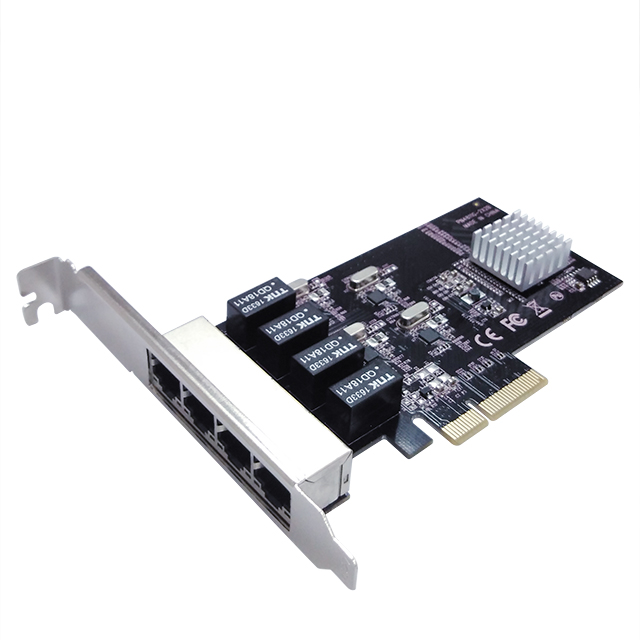 N-451 PCIe 4-Port Gigabit Network Controller Card