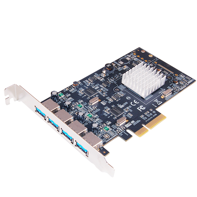 U-1900 PCIe Dual Bus 4 Ports USB 3.1 Gen 2 Card