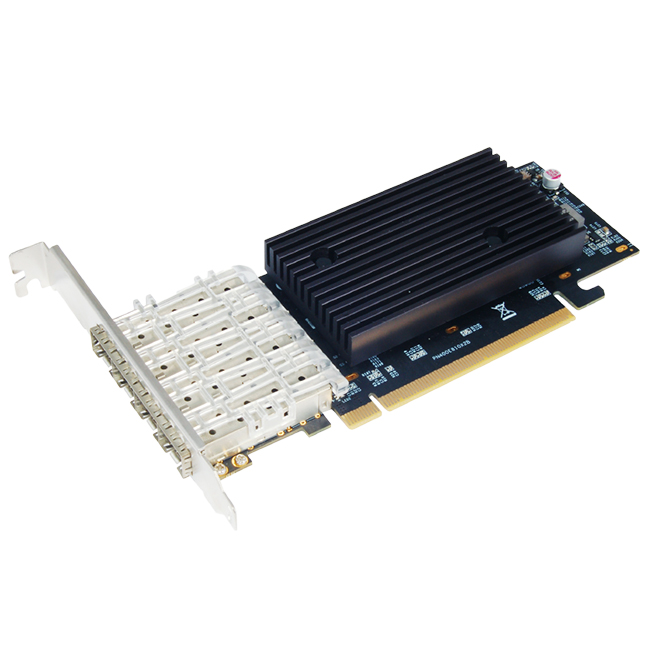 N-750 Intel PCIe 4-Port 25G SFP28 Network Adapter