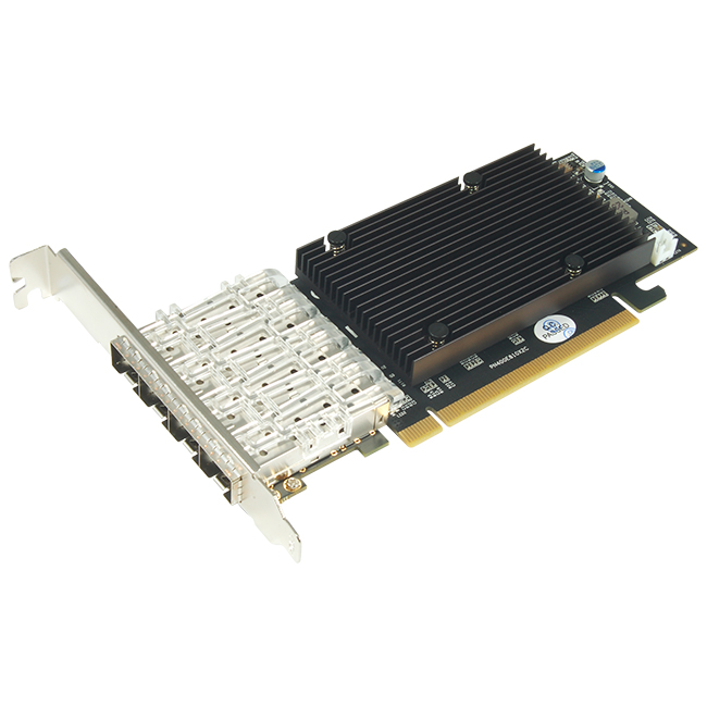 N-750 Intel PCIe 4-Port 25G SFP28 Network Adapter